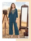 Sara Vol 2 By Ossm Dhabu Cotton Embroidery Co Ord Set 